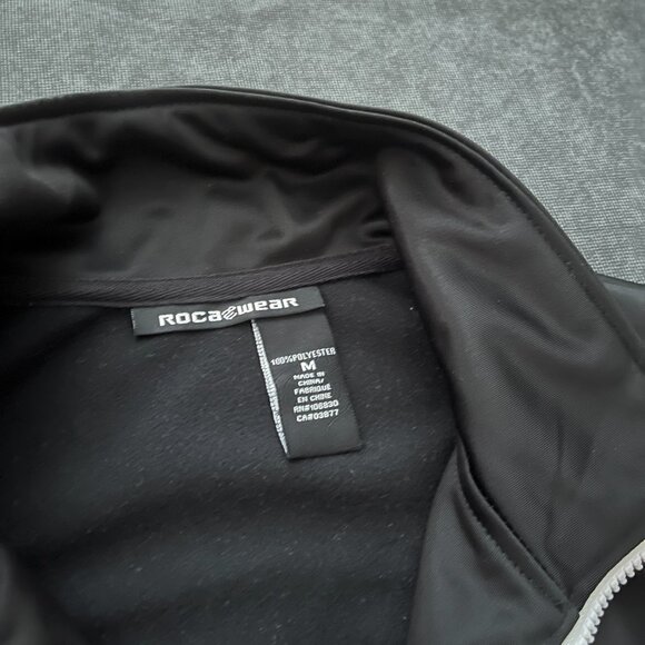 Rocawear Vintage Black Track Jacket (M) - Picture 3 of 4